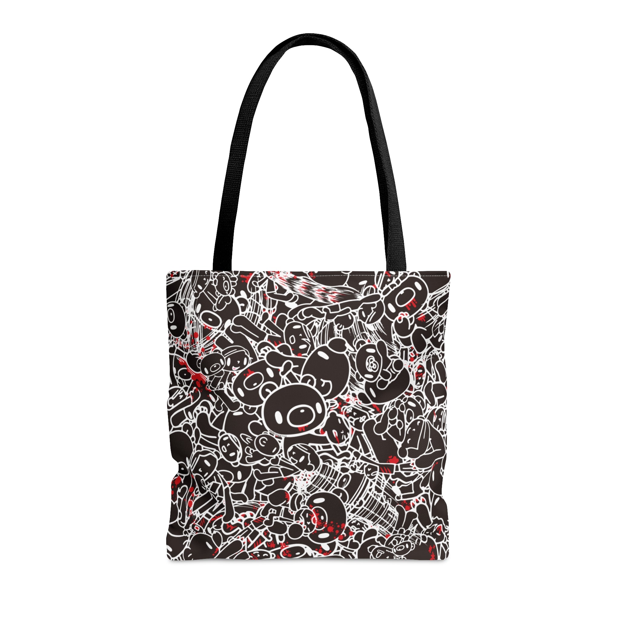 Gloomy & Pity (Black) Chaos Tile Canvas Tote Bag